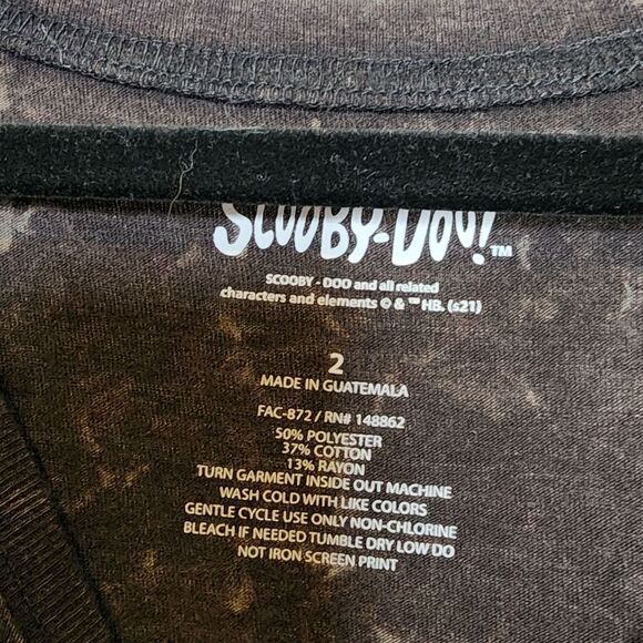 2X 18W 20W Torrid Grey Scooby Doo Shaggy Tee Minwral Wash Jersey Knit Shaggy - Picture 7 of 9